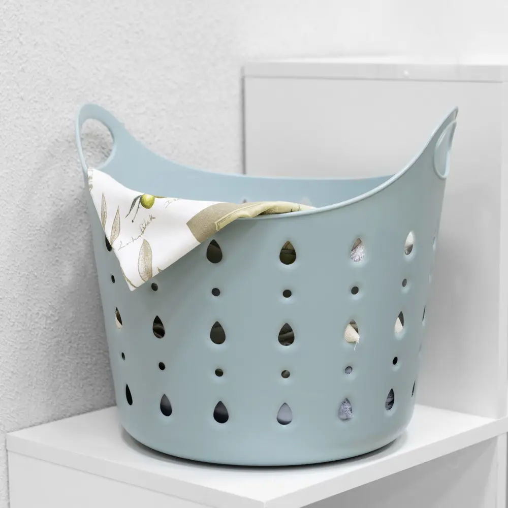 Корзина для белья Berossi CubaLibra ИК 74875001 15 л цвет серая мистерия STLM-2063973 - Вид №6