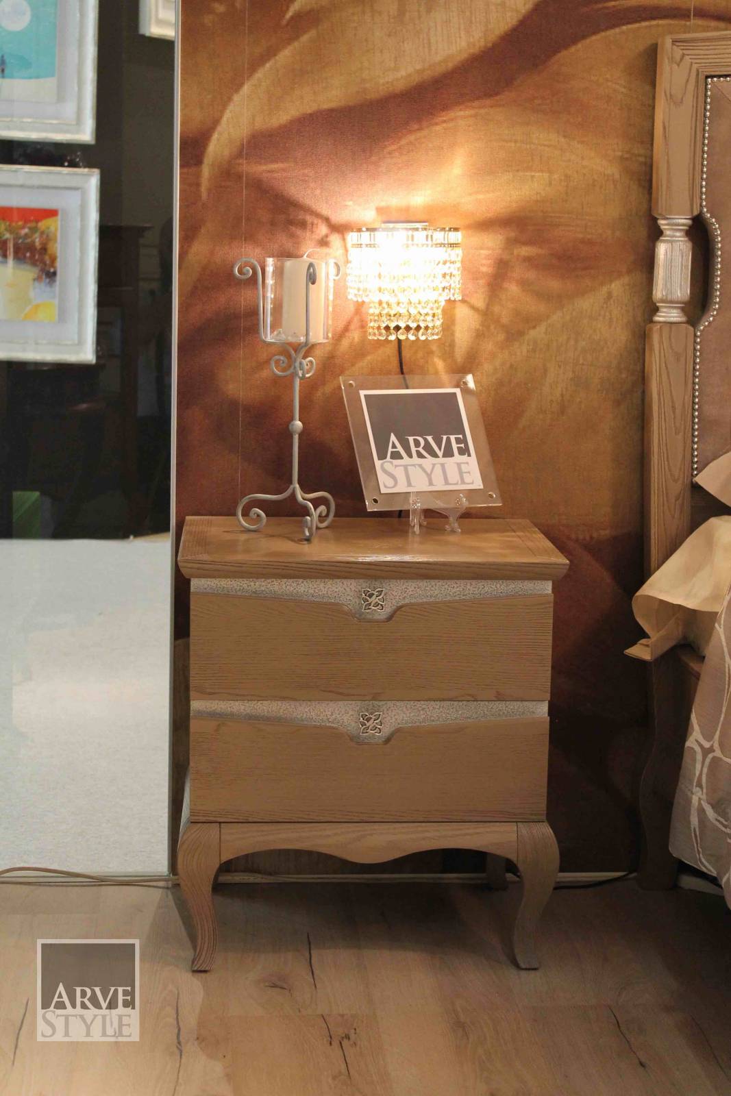 Деревянная прямоугольная тумбочка с ящиками Arvestyle ARCH-00081352 - Вид №5