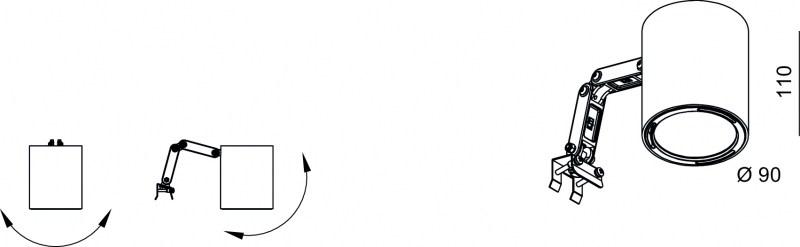 Lucifero's Линейный световой профиль из экструдированного алюминия для точечных светильников sun-id-1386038 - Вид №18