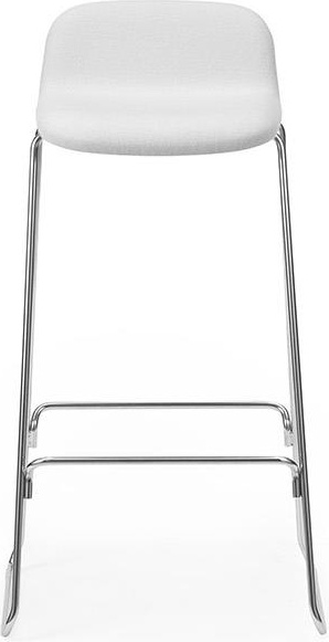 602575 Barstool w. назад 75 Полная обивка cm хром / Synergy Normann Copenhagen Just - Вид №1