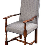 U902 Мягкий стул с повернутой ножкой ijlbrown  - Вид №5