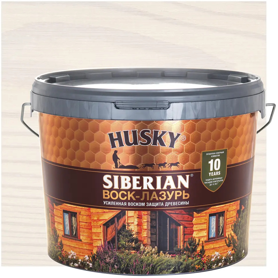 Воск-лазурь Husky Siberian для дерева - защита и эстетика 86765102