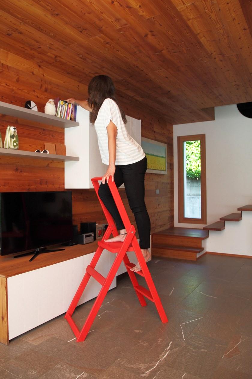 KARN Складная лестница из бука Happy design 251 - Вид №4