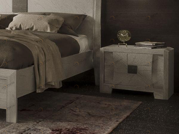 Arvestyle Прямоугольная тумбочка из дерева с ящиками Quadro Mn-q122