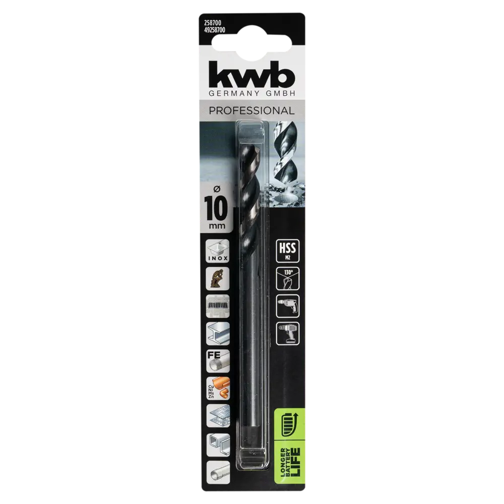 Сверло по металла KWB 258700 10x133 мм 88265601 STLM-2135820  - Вид №3