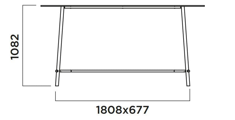 Высокий прямоугольный стол для совещаний из стали и дерева Infiniti RECORD MEETING ARCH-00121329 - Вид №3