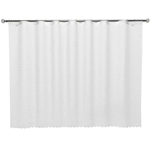 Тренд Белая тюль на шторной ленте 160x200 см для кухни и детской 89433389