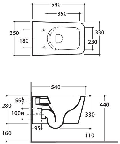 Подвесной унитаз настенный Белый Ceramica Globo INCANTHO Италия sun-id-1472057 - Вид №6