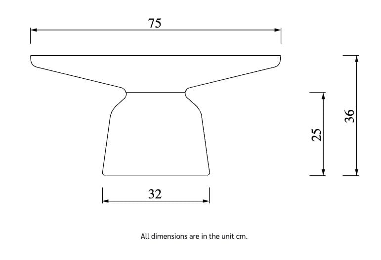 Круглый стеклянный журнальный столик с соломенной инкрустацией Classicon Белл ARCH-00030008 - Вид №5