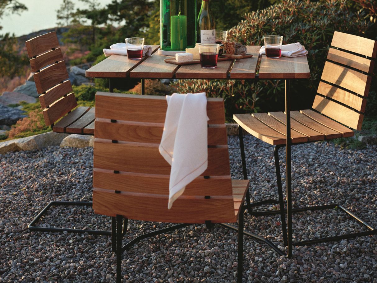 Стул из тикового дерева Skargaarden Grinda ARCH-00107903 - Вид №4