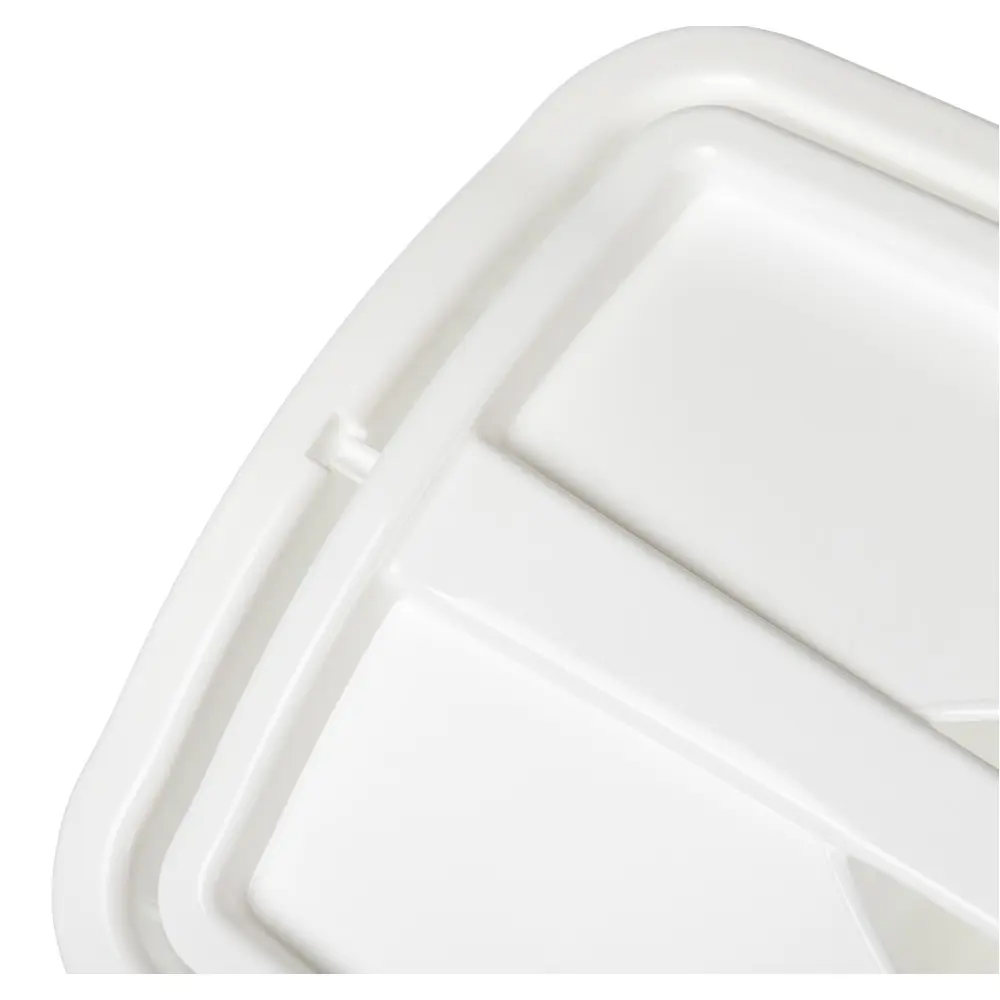 Корзина для белья узкая Бытпласт 43х26х58 см полипропилен цвет белый STLM-2145862 - Вид №5