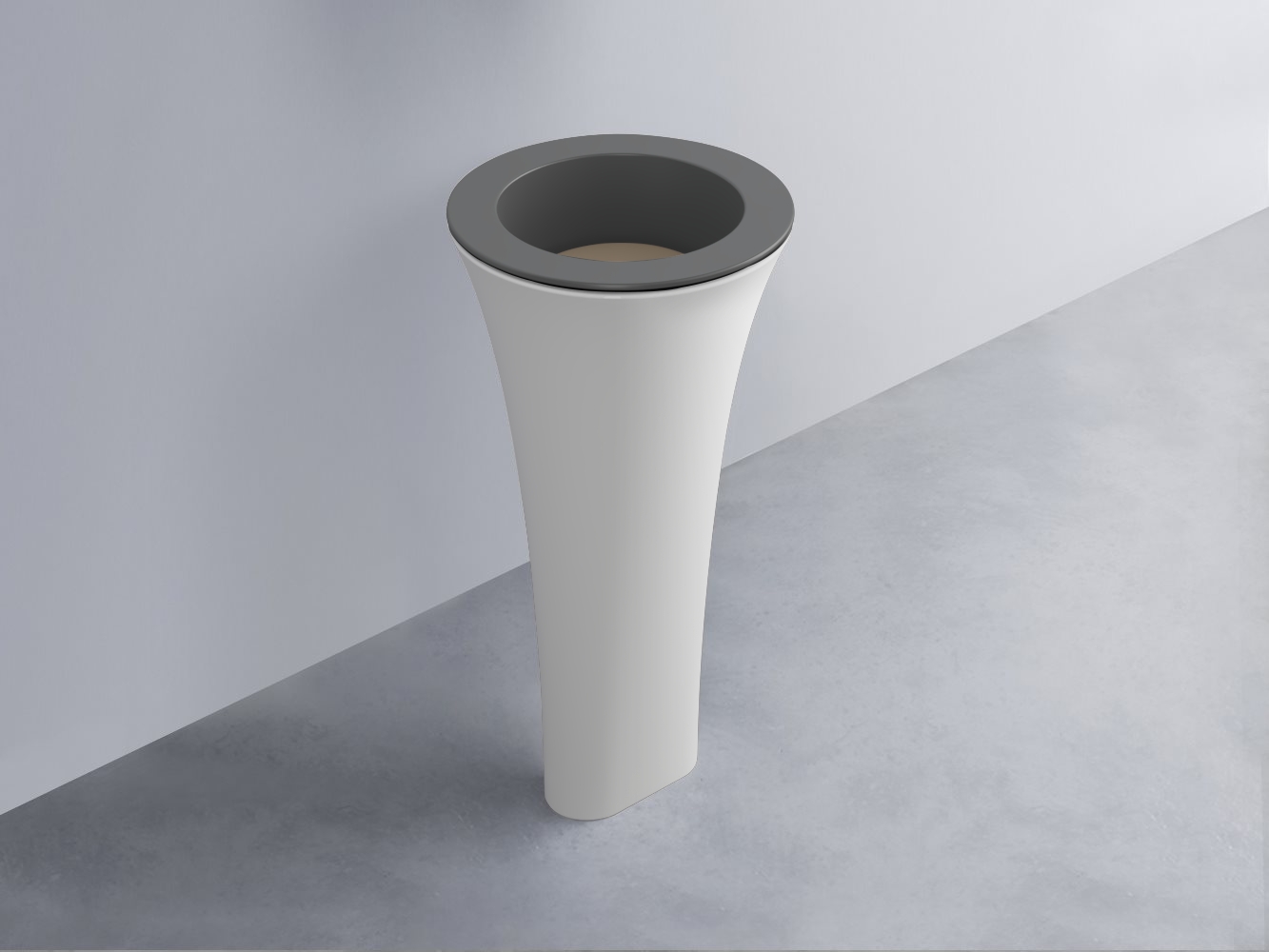 AMLA45-CM+AMPILT-AN+AMCOLT-BL Раковина Amedeo Tondo отдельностоящая cielo Enjoy + Amedeo Ceramica Cielo