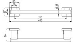 Emco Bad Поручень металлический фиксированный System2 sun-id-1476162 - Вид №5