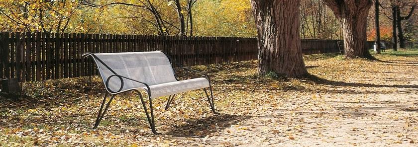 Euroform W Скамья металлическая с подлокотниками со спинкой  58m, 58m/10, 58m/20  - Вид №2