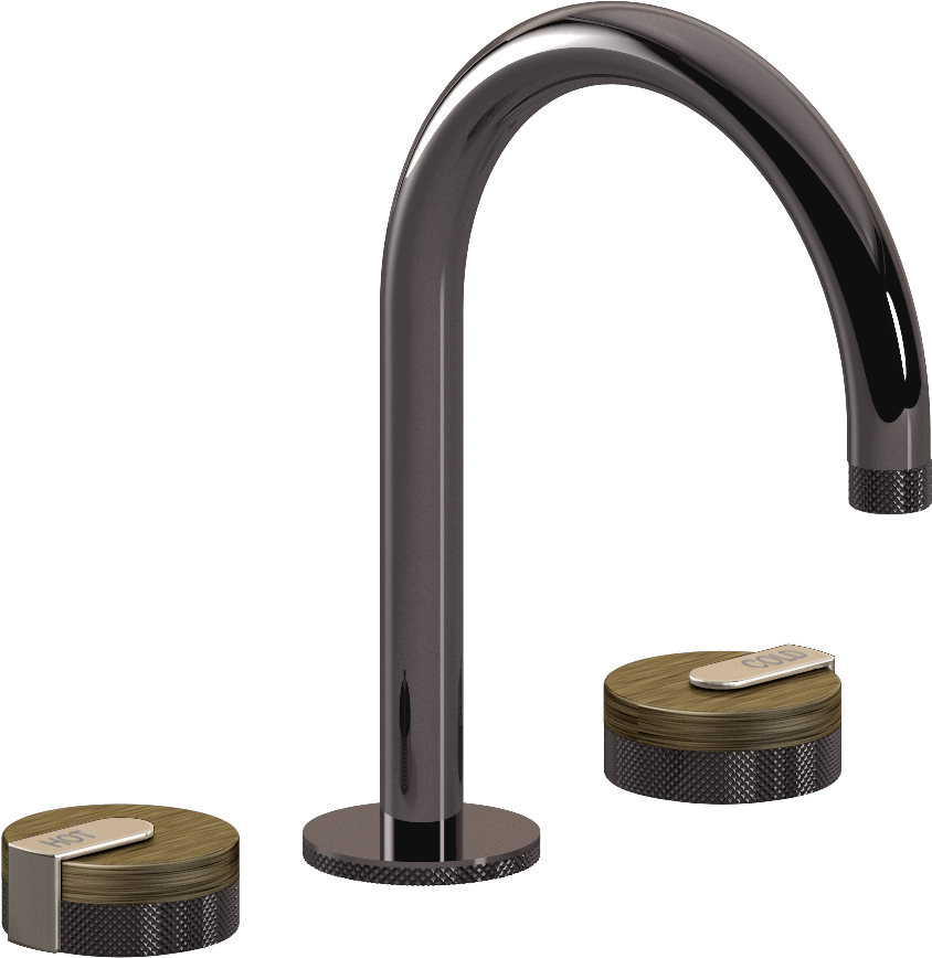 E-11512-R1VBB-L1BNi-OX Смеситель для умывальника на 3 отвертия GRAFF MOD+