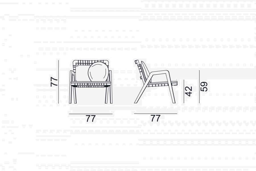 Gervasoni Кресло из тика с подлокотниками Gervasoni outdoor sun-id-1409436 - Вид №7