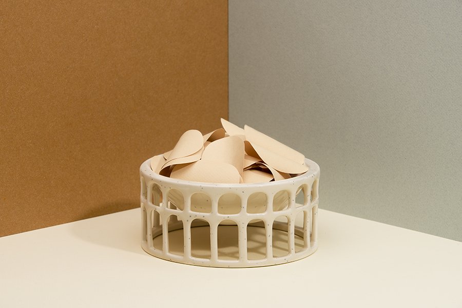 Миска керамическая белая Hestia DOIY ДИЗАЙНЕРСКИЕ 00-3870119 Белый  - Вид №2