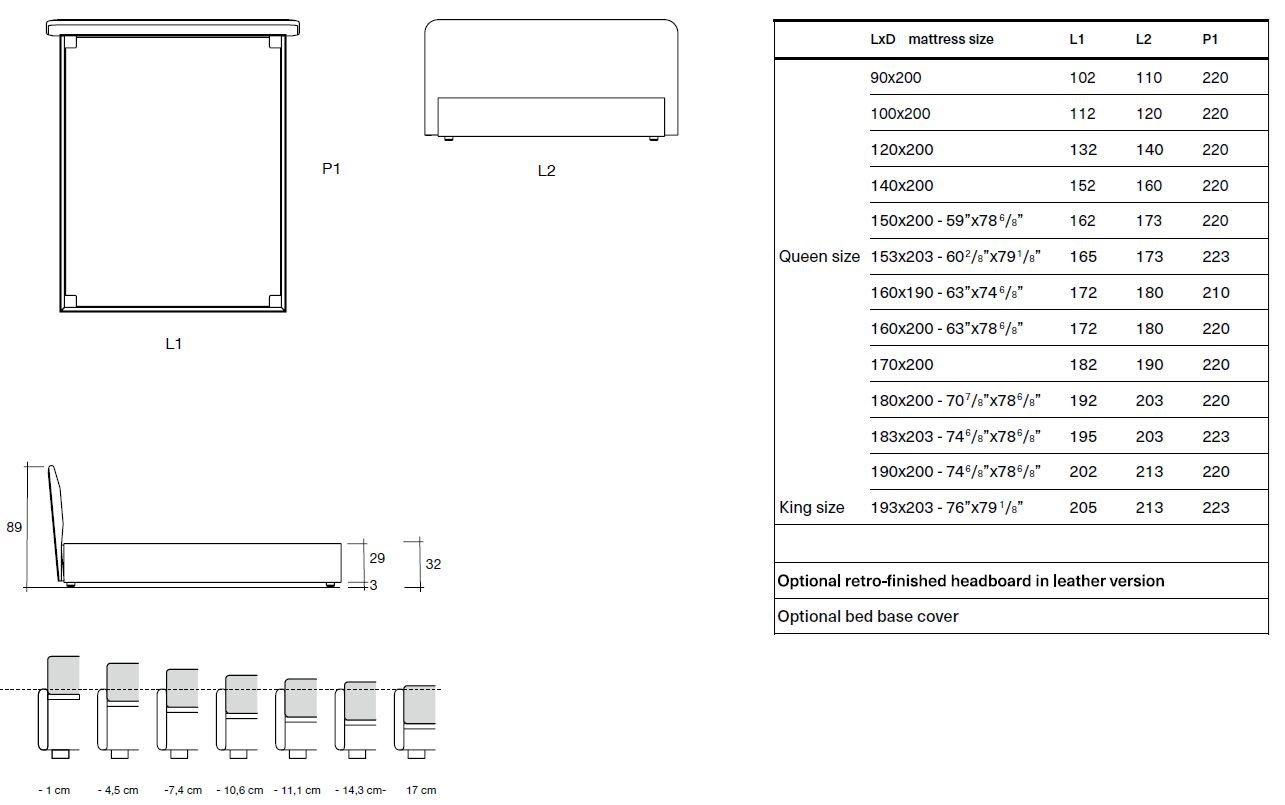 Двуспальная кровать для хранения ткани Kristalia Clapis ARCH-00027409 - Вид №5