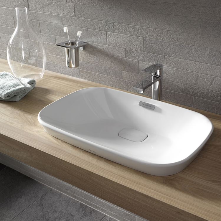 LW3716HY#XW Накладная раковина консольная прямоугольная TOTO  - Вид №3