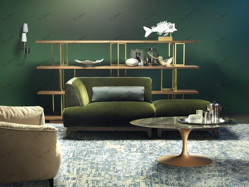 Borzalino Бархатная кушетка Greg sun-id-1450302