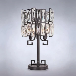 Настольная лампа Bogates Frammenti 01093/3 Strotskis BOGATES ИНТЕРЬЕРНЫЕ 194856 Прозрачный;черный