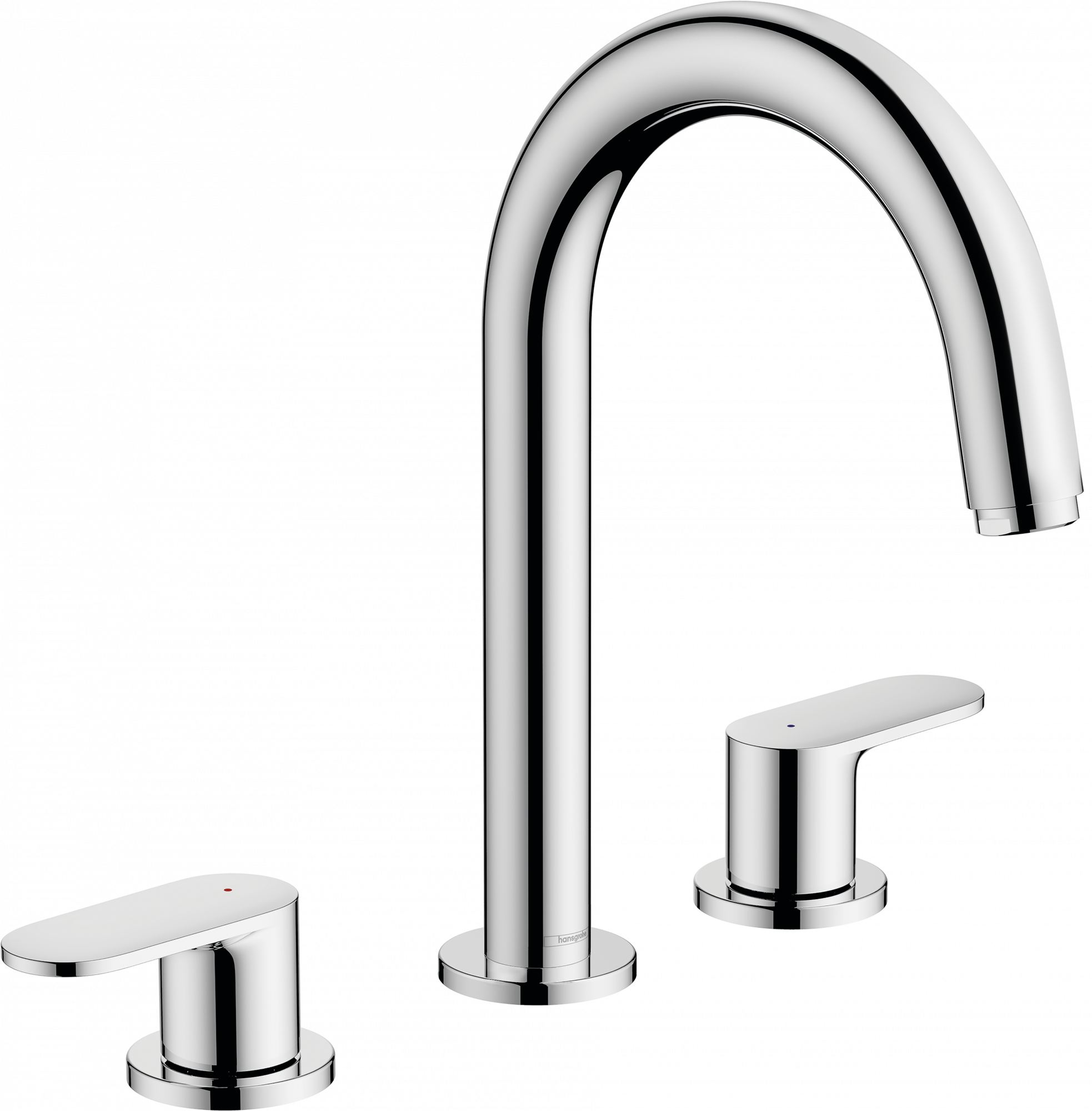 71553000 Vernis Blend Смеситель для раковины на 3 отверстия со сливным гарнитуром Hansgrohe 
