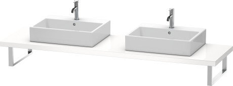 Серии/XViu Консоль для накладных раковин и встраиваемых умывальников Duravit XV103C06969 - Вид №1