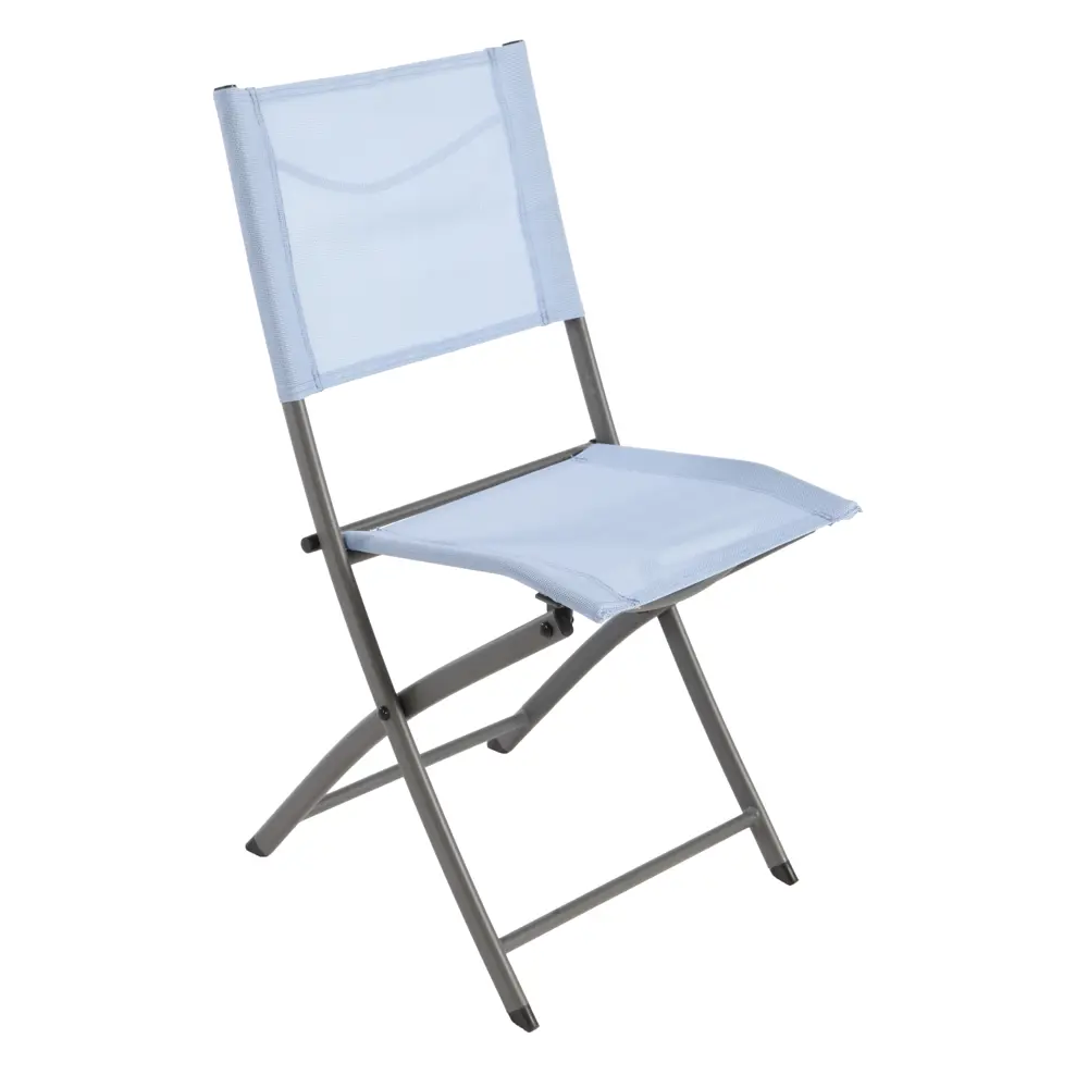 Стул складной «Дэнвер», металл/текстиль, цвет голубой NATERIAL STLM-2063461