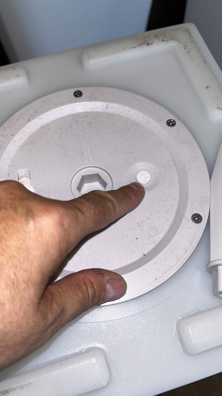 Полиэтилен низкий светящийся садовый стул SINED KAMIS ARCH-00034934 - Вид №6