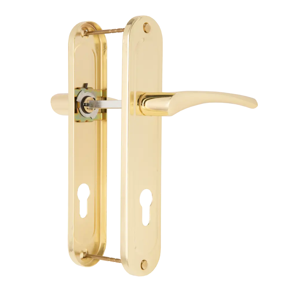 Дверная ручка Vanger на планке для входных дверей с золотым покрытием 83577648 STLM-0042007 - Вид №1