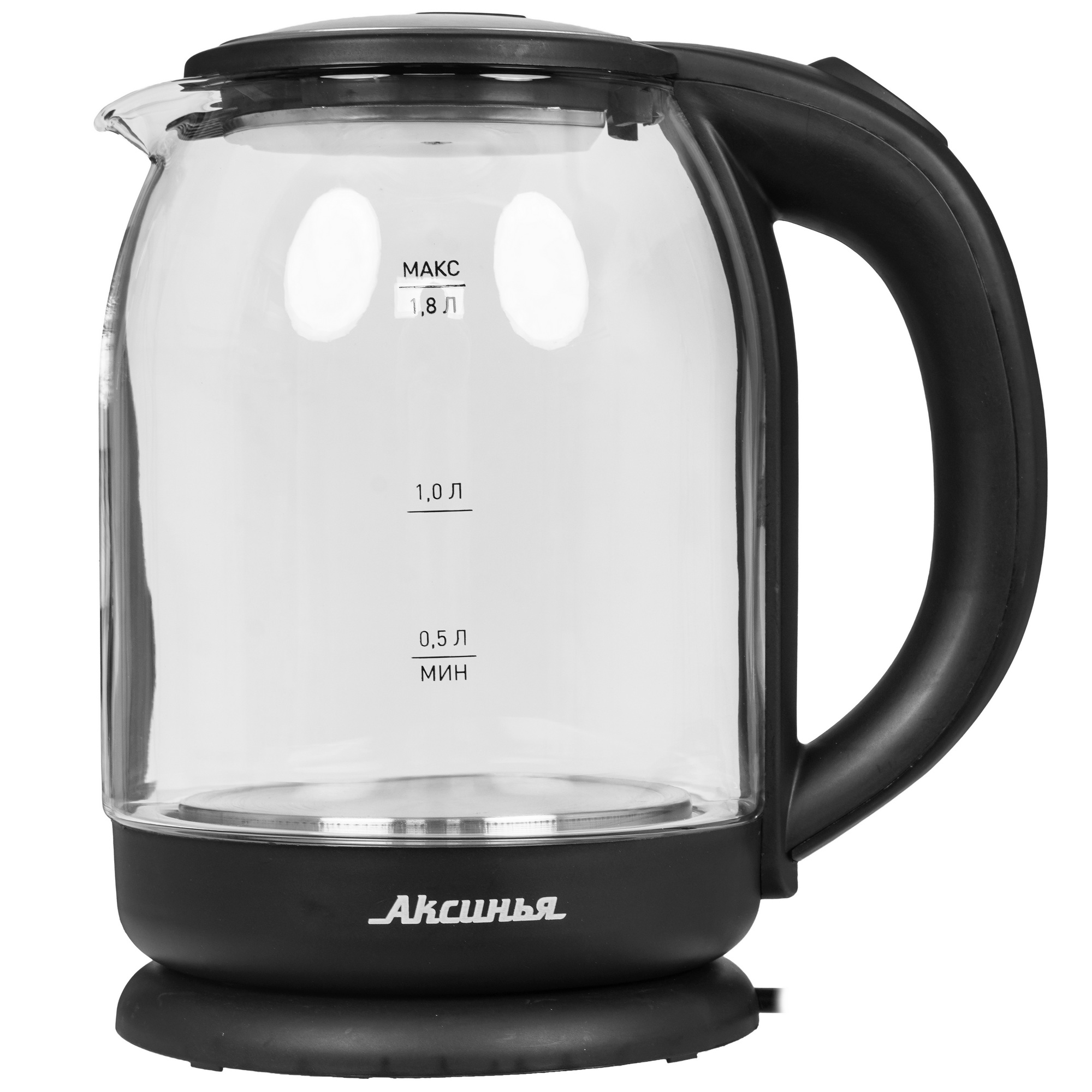 9050538 Электрочайник Аксинья КС-1017 черный STDN-0104625