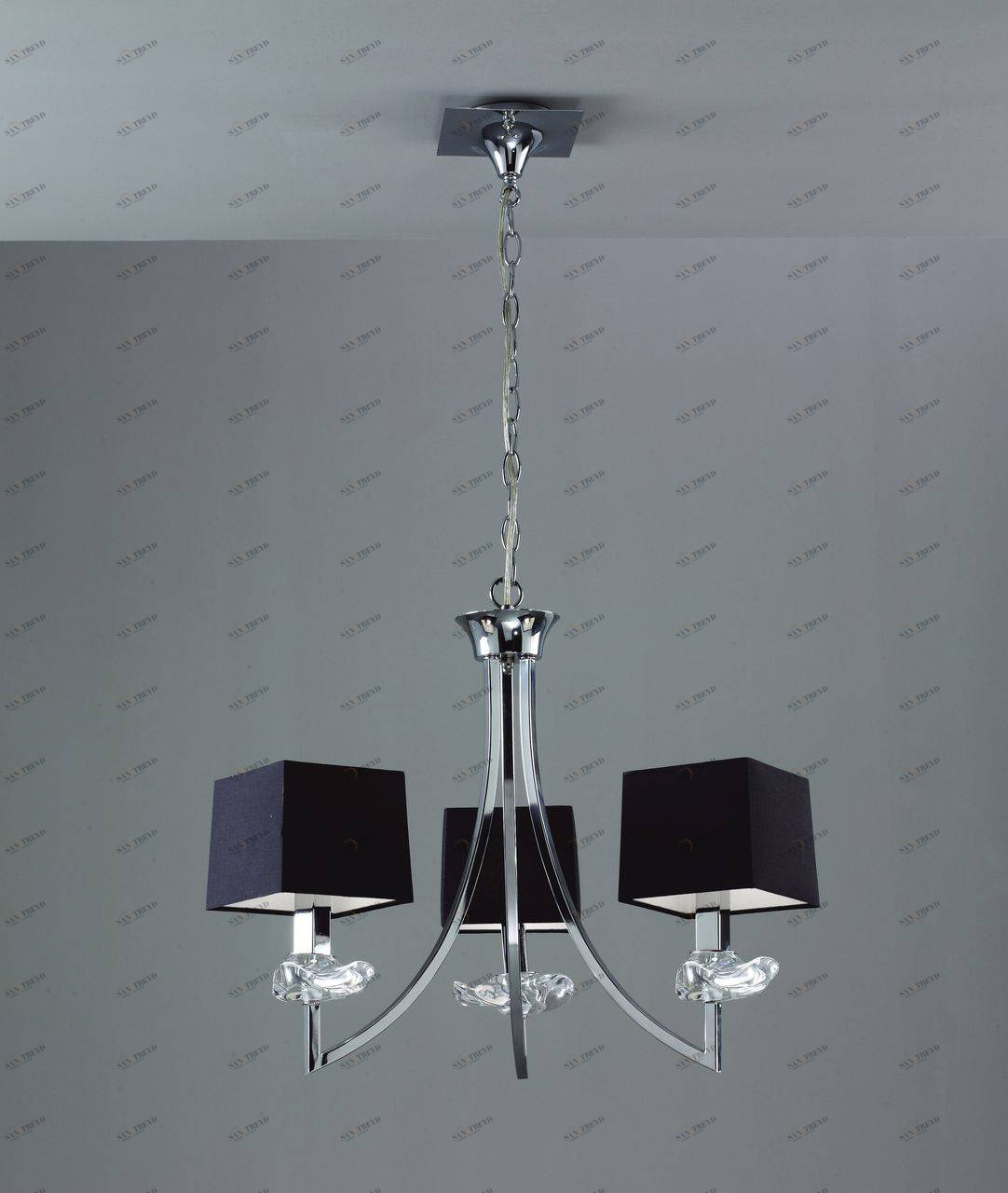 Подвесная люстра Mantra Akira 0783 MANTRA ДИЗАЙНЕРСКИЕ, AKIRA 055859 Черный 