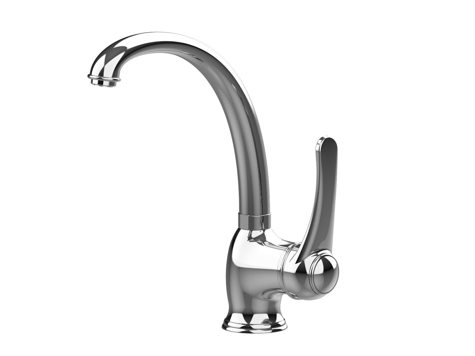 Однорычажный кухонный смеситель с поворотным изливом Rubinetterie Frattini Morgan ARCH-00117883