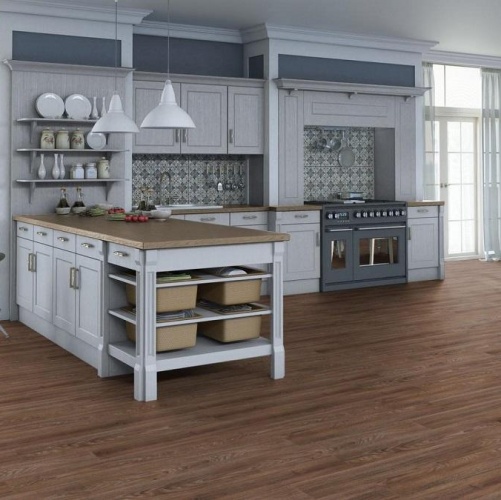 Виниловый ламинат Tarkett New Age Sense Дуб с брашью (Текстурированная) 914,4х152,4/101,6 мм 1000901209 - Вид №7