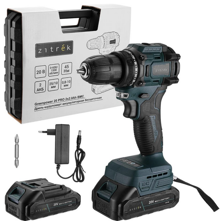Дрель-шуруповерт Zitrek Greenpower 20 PRO 9218132 STDN-0121831 - Вид №4