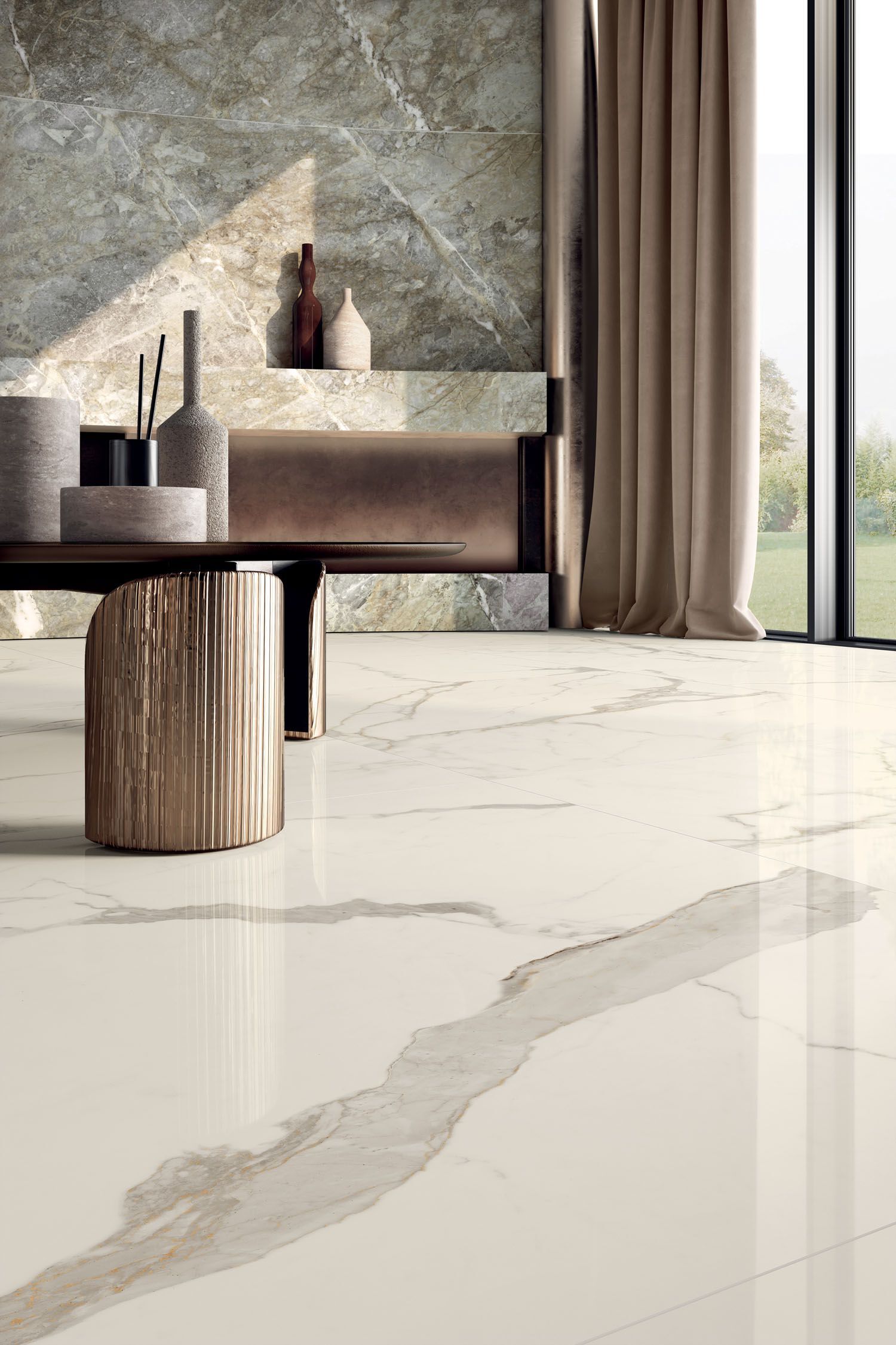 Керамогранит / напольное покрытие из ламинированного керамогранита с мраморным эффектом COTTO D'ESTE Starlight ARCH-00033515 - Вид №7