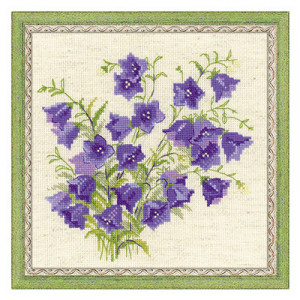 1557 Набор для вышивания Колокольчики 20 х 20 см RIOLIS Сотвори Сама