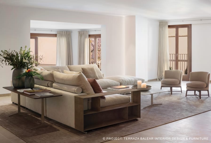 5-местный угловой диван Flexform Groundpiece ARCH-00094209 - Вид №5