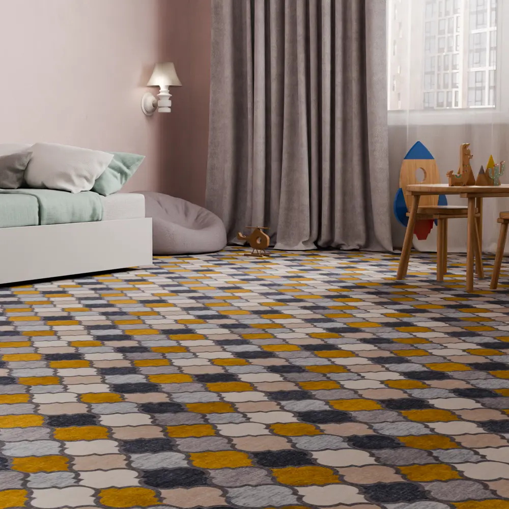 Ковровое покрытие «Sidney» 201_6364, 4 м, цвет бирюзовый РОЯЛТАФТ STLM-2007388