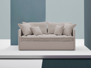 Одноместный диван-кровать из ткани