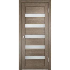 Полотно дверное остеклённое Мюнхен 90x200 см, ламинация, цвет дымчатый дуб 3D