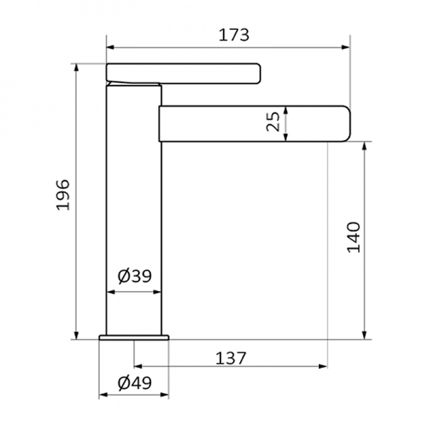 Смеситель для раковины AXIS GRB MIXERS 74531742 - Вид №1