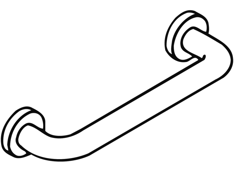 477.31B200 ручка или полотенцесушитель HEWI Edition matt | Polyamid  - Вид №6