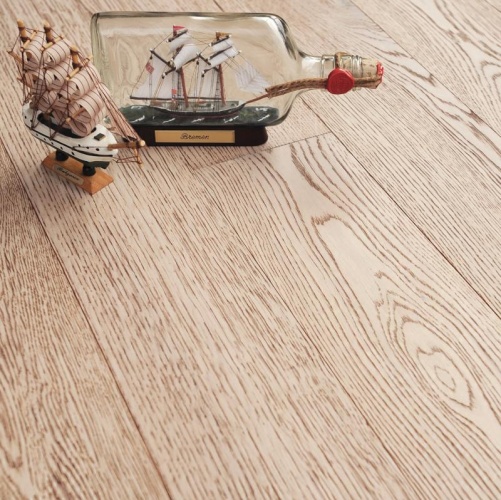 Массивная доска Coswick Вековые традиции Белый Мрамор Дуб Рустик (Гладкая) 300…1845х127 мм 11034255 - Вид №2