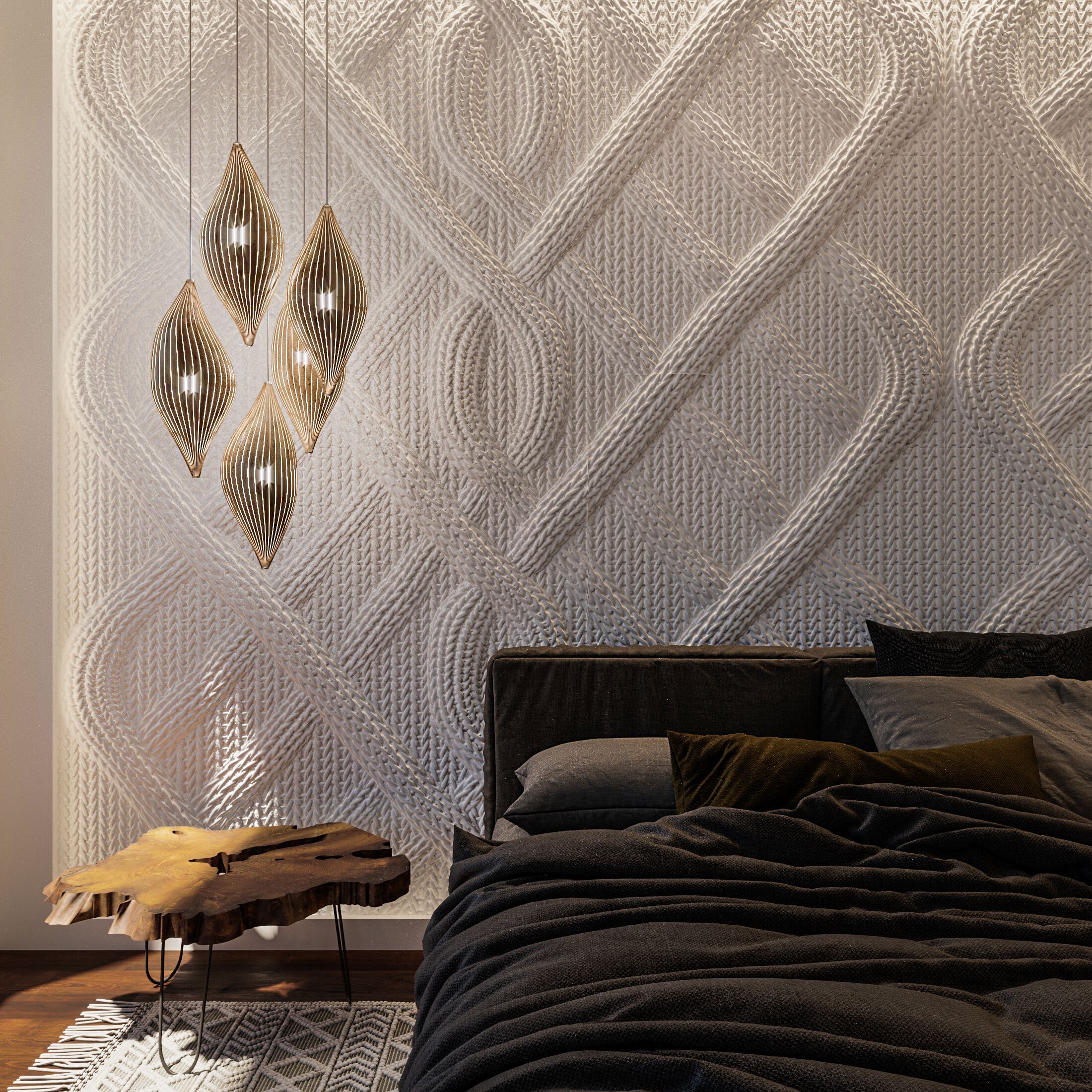 Трехмерная декоративная гипсовая панель WallDeco ARAN ARCH-00143241 - Вид №2