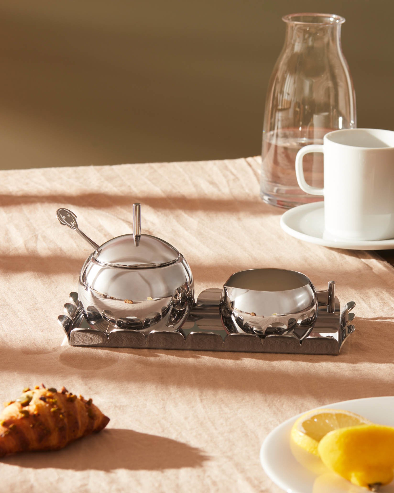 Сахарница с ложкой Alessi Anna Sugar AM19ZU - Вид №1