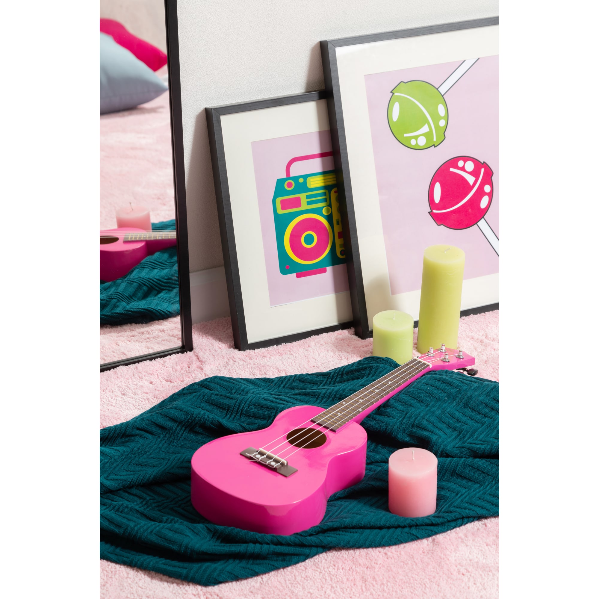 82018411 Свеча-столбик «Рустик», 7х8 см, цвет розовый Santreyd  - Вид №5