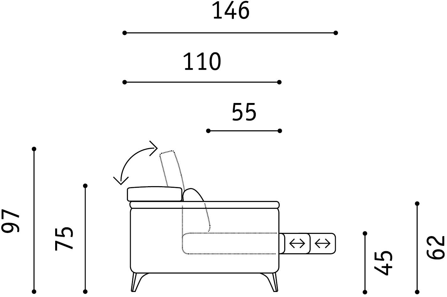 Febal Casa Угловой диван-кровать из ткани sun-id-1474133 - Вид №5