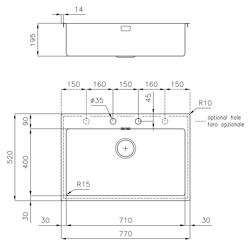 2266080 Мойка KE Vintage - 2266080 Fosterspa  - Вид №1