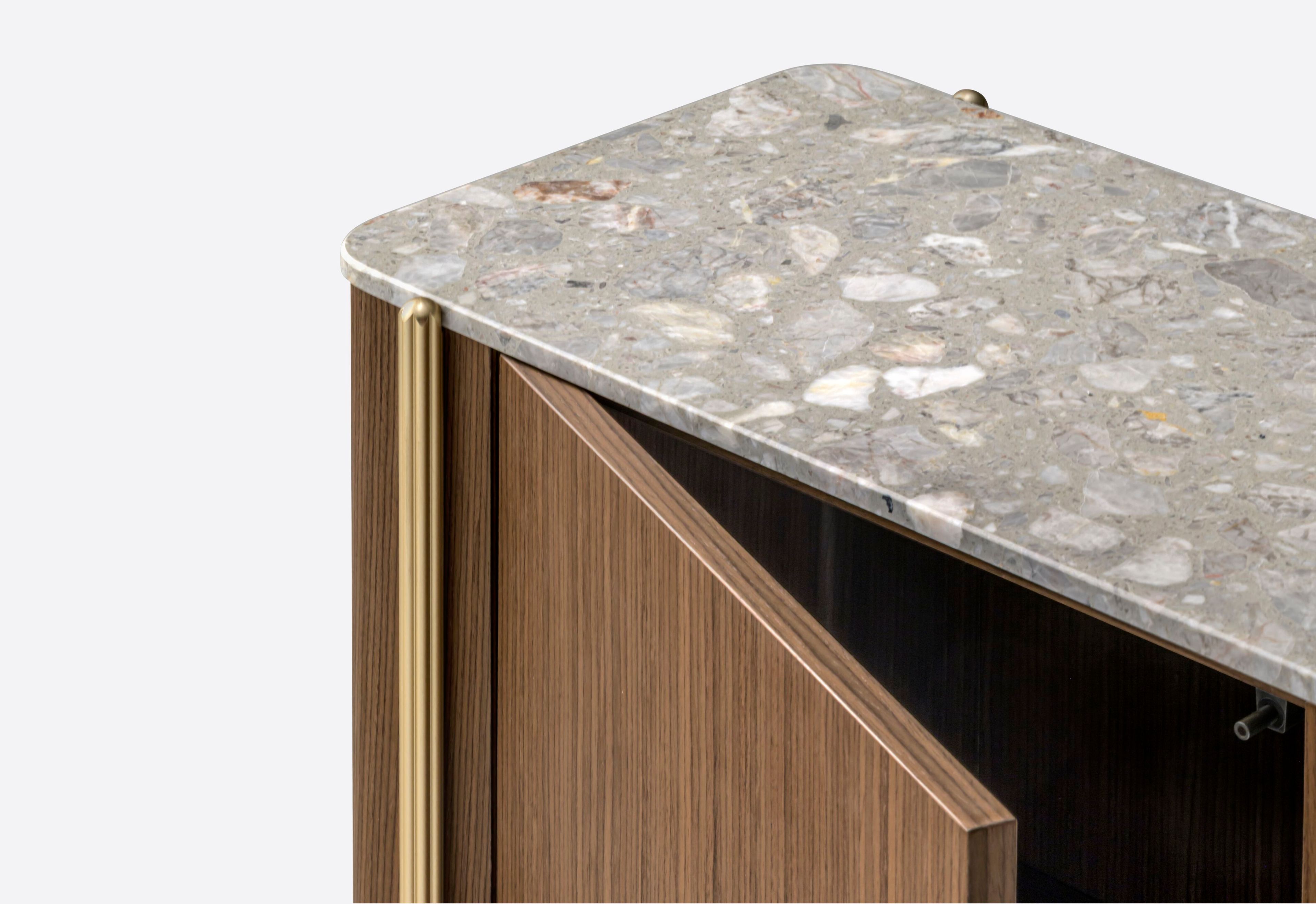 Деревянный шкаф с распашными дверями Pedrali BLUME SIDEBOARD ARCH-00139483 - Вид №3